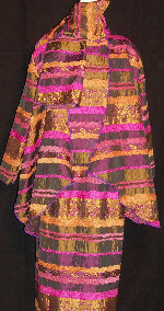 Purple/Gold Jacquard Outfit