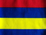 Red/Yellow/Blue Interlock Knit Fabric