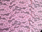 Pink Lace Fabric