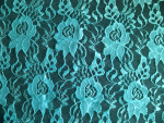 Teal Lace Fabric