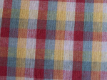 Rust Plaid Fabric