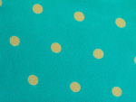 Beige Polka Dot Rayon Fabric
