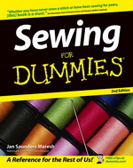 Sewing For Dummies Book