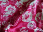 Rose Print Silk Fabric