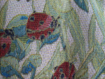 Ladybug Pattern Tapestry Fabric