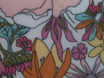 Pink Floral Upholstery Fabric