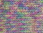 Multi-Colored Purple Acrylic Fabric