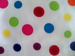 Polka Dot Canvas Fabric