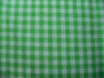 Lime Green Gingham Fabric