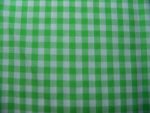 Lime Green Gingham Fabric