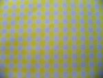 Yellow Gingham Fabric