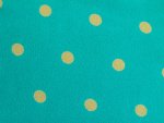 Beige Polka Dot Rayon Fabric