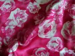 Rose Print Silk Fabric
