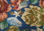 Teal Pattern Tapestry Fabric